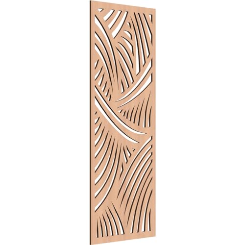 Image of Chester Decorative Pierced Fretwork Wood Wall Panels, 17 3 /8 inchW x 44 3 /8 inchH x 1 /4 inchT, Alder