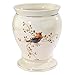 Avanti Linens - Wastebasket, Decorative Trash Can, Nature Inspired Home Decor (Gilded Birds Collection)