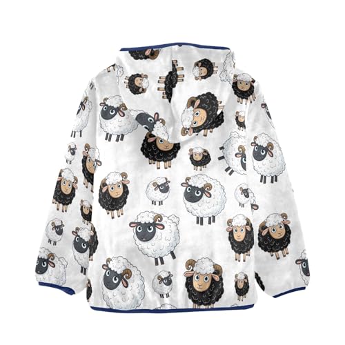 CHIFIGNO Cute Cartoon Sheep Toddler Boys Winter Coat Warm Snow Jacket for Toddler Boy 3T2