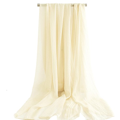 Beach Chiffon Scarf Shawl Wrap Solid Color Womens Scarves Plus Size