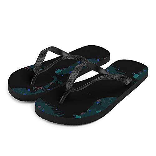 Rooster Bird Farm Animal (1342) Flip-Flops2