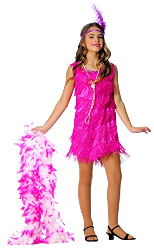 Official Costumes Flapper Kids Costume, Hot Pink, Large #TOP14