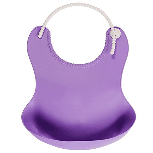 Alya Newborn Cute Attractive Plain Solid Baby Button Bib Apron Waterproof With PVC Silicone Durable washable back For Feeding Toddlers/Infants Babies(0 Months+)-picture-11