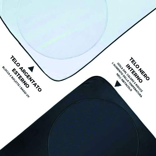 Vigor-Blinky Parasole Pieghevole per Auto 150x70cm - 2