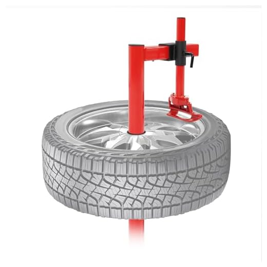 Gelacie Universal Tire Changer Duck Head Kit for Wheels Up to 25in Fit for ATV, Yard & Lawn Equipment, Car and Light Truck Steel Heavy-Duty Tire Changing Tools Powder Coated Red+Black