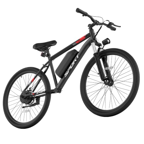 Electric Bike for Adults, 20”/26" 1000W Peak Motor Electric Bike, Ebike with 48V 249WH Removable Battery, 3-Speed Adult Electric Bicycles for Men Women Commute Beach Snow All Terrain image 2