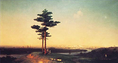 Peinture à l'huile sur toile paysage Moscou art mural salon