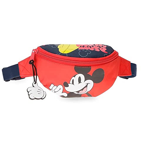 Disney Mickey Mouse Fashion Riñonera Multicolor 27X11X6,5 Cms Microfibra