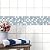 TGMD-SF 4x12 Sky Blue Gray White Lineup Border Glass Stone Pool Bathroom Tile (1)