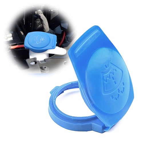 Bestmoy Washer Fluid Cap for Car Windshield, OEM#3Q0955455 Replacement Windshield Wiper Fluid Cap, Water Bottle Cover for Car Accessories, Compatible Atlas, GTI, Tiguan, Jetta