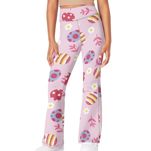 Yoga Pants for Spring Casual Soft Stretchy Girls Bell Bottom Pants Holiday Comfy High Waist Athletic Flare Leggings3