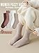 Ginmewrae Fuzzy Socks for Women Warm Cozy Fall Fashion Fluffy Thick Plush Winter Slipper Socks Fall Gifts Stocking Stuffer