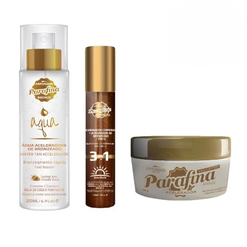 Kit Parafina Bronze Veloster + Solar Shine +aqua Aceleradora