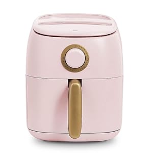 Daashceramictasticrispexpressairfryer26qtoilfreecookingadjustabletimernonstickceramiccoatingcompactsizeforsmallkitchensfastheatingforfrieschickenblush Urban Country Home Decor Daash ceramic tasti crisp express air fryer 26qt oil free cooking adjustable timer non stick ceramic coating compact size for small kitchens fast heating for fries chicken blush urban country home decor