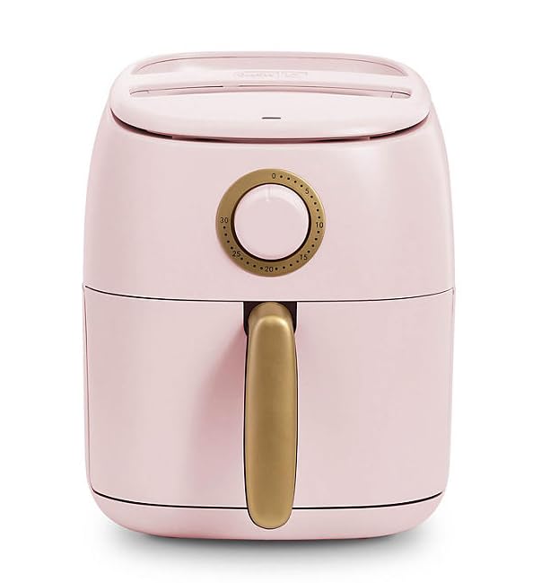 Daashceramictasticrispexpressairfryer26qtoilfreecookingadjustabletimernonstickceramiccoatingcompactsizeforsmallkitchensfastheatingforfrieschickenblush Urban Country Home Decor Daash ceramic tasti crisp express air fryer 26qt oil free cooking adjustable timer non stick ceramic coating compact size for small kitchens fast heating for fries chicken blush urban country home decor