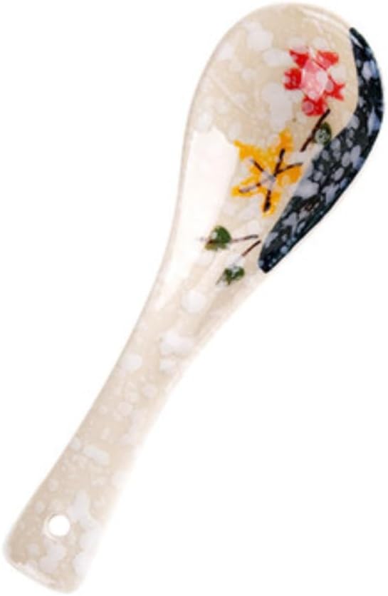 4pc Ceramic Spoon Rice Spoon Kitchen Tableware Soup Spoon