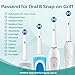 REDTRON Ersatzbürstenköpfe für Oral B, 8 Pack elektrische Zahnbürstenköpfe für Oral B Braun, Classic Precision Clean Bürstenköpfe Fit Professional Care, Vitality Pro Smart Genius Series und mehr,Weiß