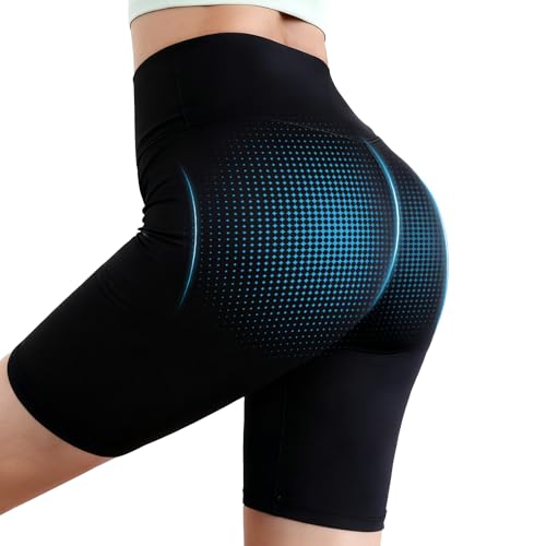 NUMRAMED EMS Toning Shorts - Targeted Glute Muscle Strengthening System Wearable Hip Workout Device for Passive At-Home Fitness Black