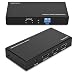 Produktbild kwmobile HDMI 2.0 Splitter mit EDID Steuerung - 4k@60Hz HDCP 2.2 3D EDID Control fähig - 2-Port HDMI Verteiler mit Netzteil - 1x Eingang 2X Ausgang