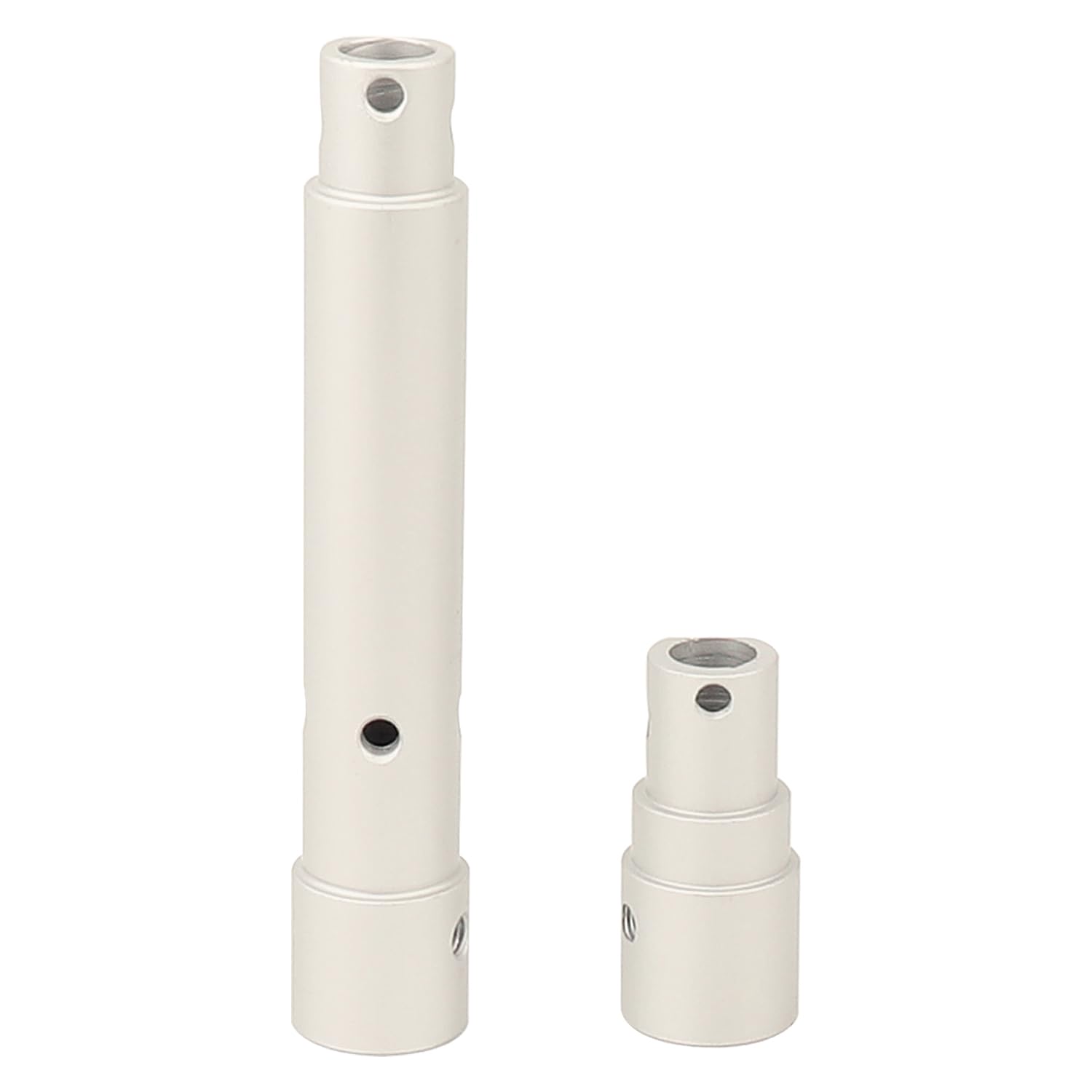 RZXYLRC Aluminium Alloy Front Axle Tube for 1/10 RC Crawler Axial SCX10 PRO Metal Upgrade Part AXI232081 (Silver)