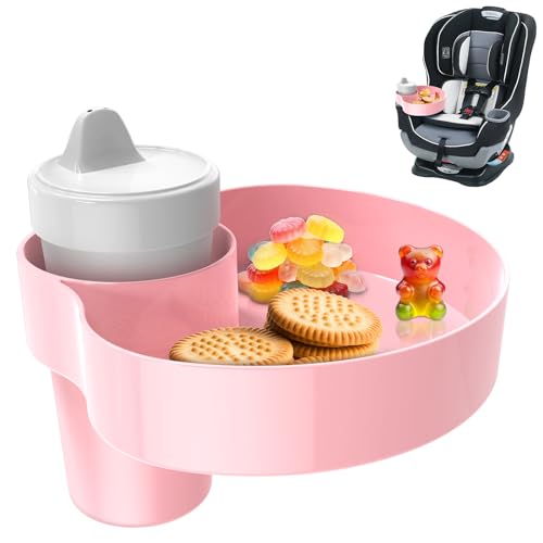 PPTSLID Car Seat Snack Tray: Travel Tray for Kids Carseat...