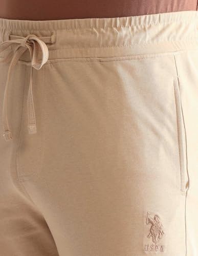 Image of U.S. Polo ASSN. Mens. OJ007 Solid Cotton Lounge Joggers