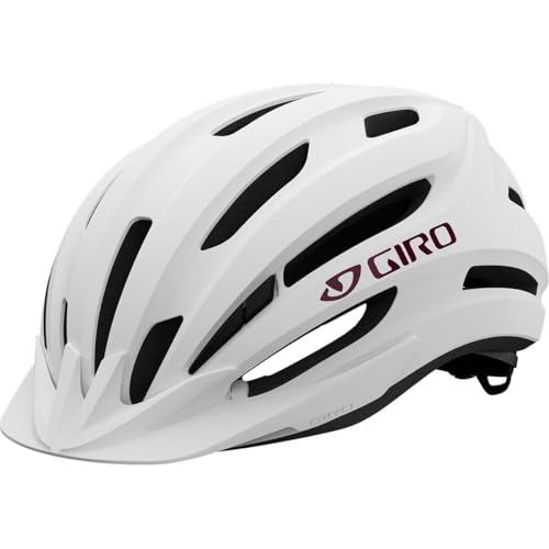 Giro Register MIPS Adult Recreational Cycling Helmet - Matte White/Dark Cherry (2024), UW