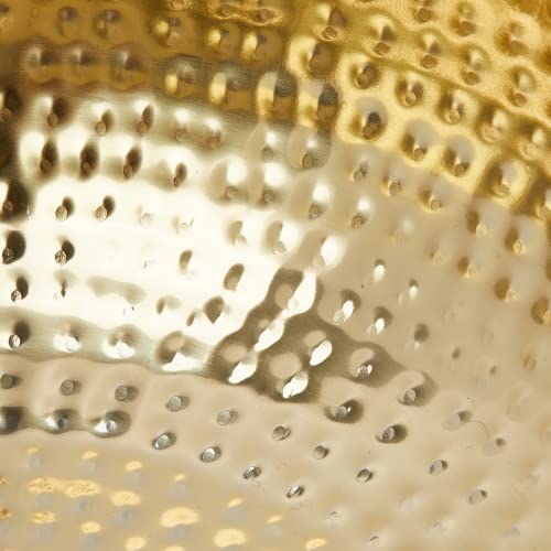 Creative Co-Op Round Hammered Metal Bowl, Gold Finish #TOP2