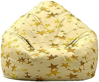 Mateju Bean Bag Chair, Beanbag Chair Adult, 3D Starry Sky Stars Bean Bag Without Filling, Plush Toy Storage Large Bean Bags, High Back Bean Bags, Suitable for Indoor Beanbag (XL,sapphire)