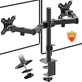 Mehrere Einstellungen: Wenn wir unsere Monitore verwenden, verursacht auch das Vorlehnen oder das Hoch- oder Herabneigen des Kopfes Rücken- und Augenbelastung. Dieser Monitorarm bietet Neigung, Schwenkung, Rotation und Höhenverstellung, um eine breite Palette von vertikalen und horizontalen Bildschirmpositionen zu erreichen. Bildschirm halterung 2 monitore kann Ihre ergonomische Haltung verbessern und Ihnen helfen, Augenbelastung, Rückenschmerzen und Nackenschmerzen zu reduzieren.