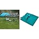 Kerbl Freilaufgehege, verzinkt, mit Sonnenschutz, 220x103x103cm & 70342 Ersatz-Sonnenschutz für 70345, 82824, 82825, 83172