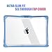 IBENZER Heavy Duty Case for 2025 2024 2023 MacBook Air 15 inch M4 A3241 M3 A3114 M2 A2941, Hexpact case with ScreenFilm &KeyboardCover, Protective Cover for Mac Air 15.3, SerenityBlue, HPE-AT15-SRL+2