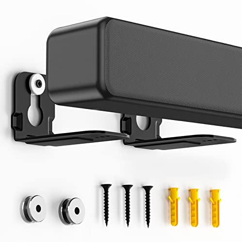 Notiela Universal Soundbar Wall Mount Bracket Floating Wall Shelf For Samsung, Sony, Lg, Nakamichi, Polk Audio, Vizio, Roku, Onn Soundbar Mount Mounting Bracket Sound Bar Mount Under Tv #TOP12