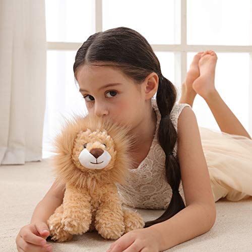 Apricot Lamb Toys Plush Yellow Plush Lion Stuffed Animal Soft Cuddly Perfect For Child （Yellow Lion ，8 Inches #TOP3