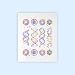 Dignovel Studios 8X10 Unframed DNA Helix Molecule A-B-C-Z Watercolor Art Print Poster Medical Science Genetic Doctor Laboratory Biology Home Office Wall Hanging DN682