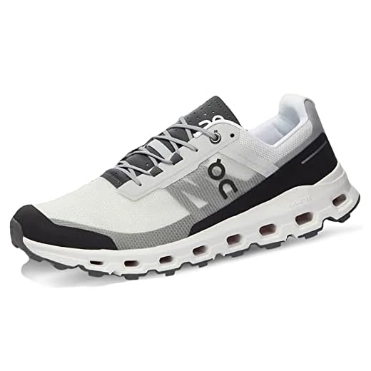 On Men's Cloudvista Sneakers, Glacier/Black, 8.5 Medium US