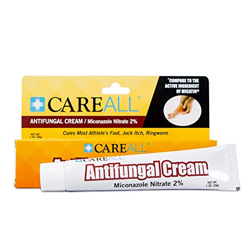 CareALL® 1.0 oz. Antifungal Miconazole Nitrate 2% Cream, Compare to Micatin, Cures Most Athletes Foot, Jock Itch, Ringworm