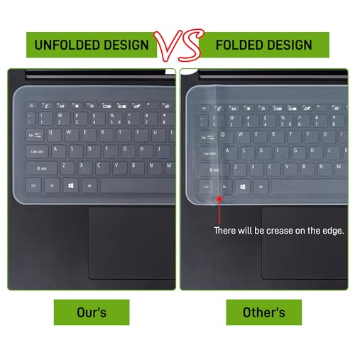 Gizga Essentials Universal Silicone Keyboard Protector Skin for 15.6 Inch Laptop |Keyboard Dust Cover | 15.6" Keyguard (36.5 x 13.5 cm) - Image 3