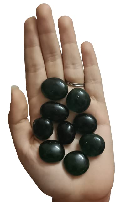 Parakh Unique Dark Green Shaded Flat Round Glass Marble Pebbles for Vase Fillers, Glass Gems Stone, Aquarium Fish Tank, Party Decoration (50 Pcs) (B09D3TZ66D) Amazon Price History, Amazon Price Tracker