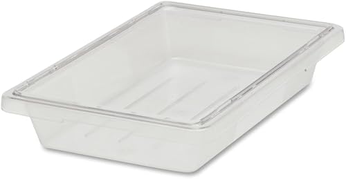 Miniatura 24 de Rubbermaid Commercial Products - Tapa para caja de almacenamiento de alimentos para tamaños de 2, 3.5, y 5 galones, transparente