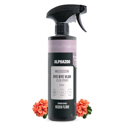 alphazoo ByeByeVloh Flohspray für Hunde gegen Flöhe Flohschutz, 500ml