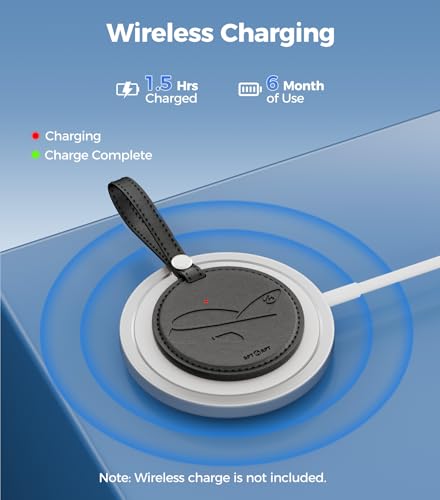 Smart Luggage Tag with Apple Find My, Premium Leather Suitcase Tags w/ 2 ID Labels, TSA-Friendly, Travel Essentials Tracker for Suitcase Baggage Backpacks, Black3