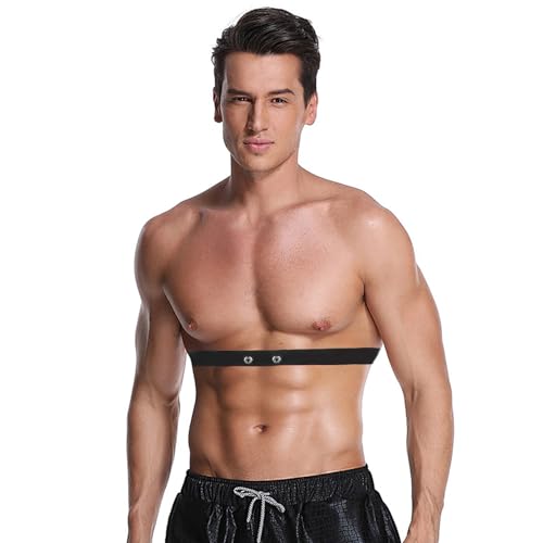 Verstellbar Pulsgurt,Brustgurt Pulsmesser,Herzfrequenzmesser Brustgurt,Herzfrequenz Pulsgurt Kompatibel mit Polar H10,Garmin,Soft Strap Ersatz,Verstellbarer Elastischer Ersatzgurt für Sportmessgeräte