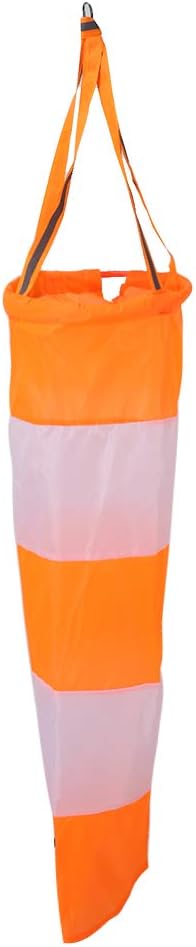 Windsock Measurement Sock Red White Glittering Waterproof Thickened Weather Vane Bag Nylon Tear Proof Outdoor Wind Measurement Sock Bag(0.8m)
