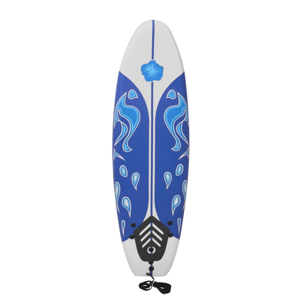 Surfboard für Anfänger 170 cm - Leichtes Wellenreitbrett mit XPE-Deck, EPS-Kern, Leine und 3 Finnen