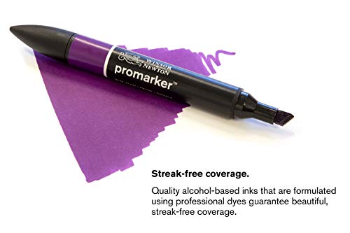 Image of Winsor & Newton Promarker, Alcohol Based Markers, Shale (R215), Double Tipped Drawing Marker Set for Artists, Graphic Designers, Illustrators - Chisel & Fine Twin Tip, Streak Free Coverage