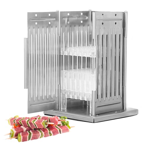 Boîte à kebab 49 trous - Machine à brochettes pour barbecue - Machine à brochettes de viande pour cuisine Cover