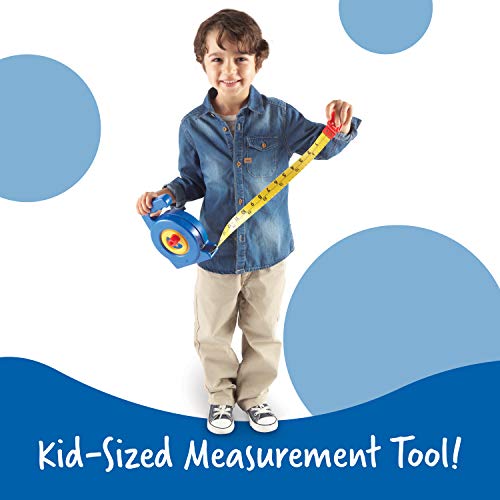 Learning Resources Pretend Play 3" Long Tape Measure - Ages 3+ Kids Measuring Tape, Measuring Tape Retractable, Educational Toys For Kids #TOP1