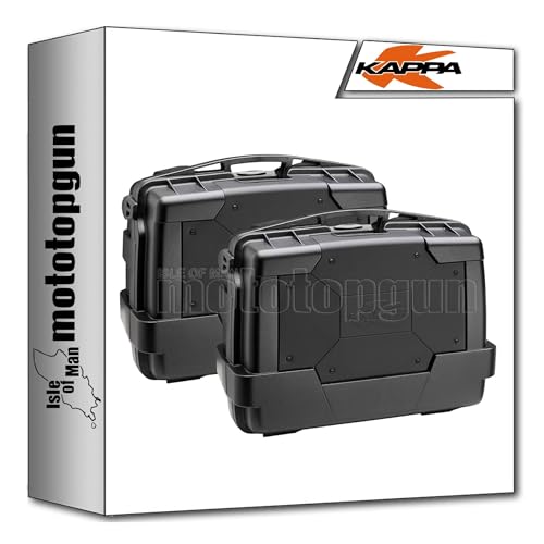 Kappa KGR33NPACK2 valises laterales moto noir Mototopgun robustes