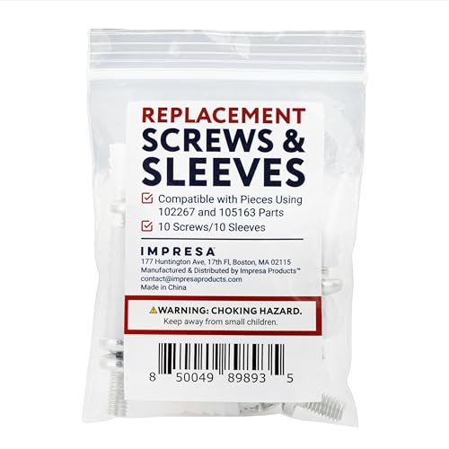 image for IMPRESA Bed Replacement Parts for IKEA Parts #102267 & #105163 10 Scre